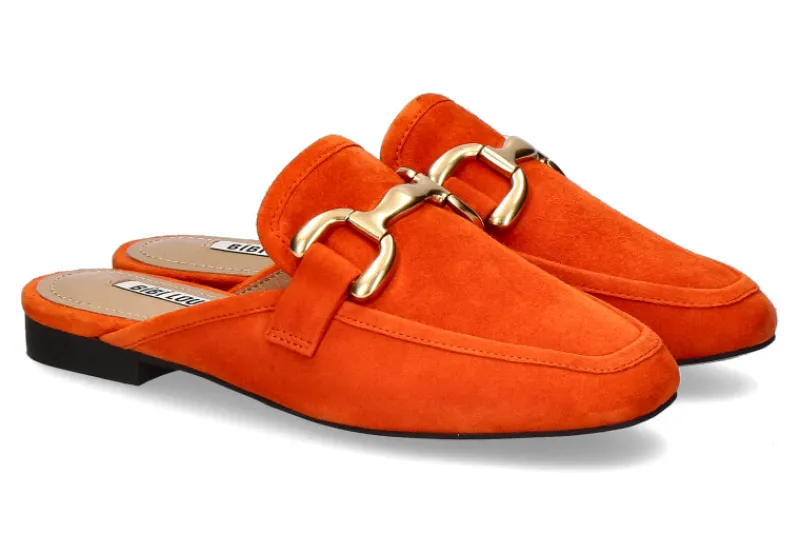 Damen Bibi Lou Sabot MOLLY VELOUR NARANJA