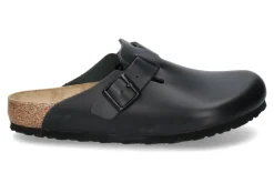 Herren Birkenstock Clogs BOSTON BS NATURLEDER NORMALE WEITE- black/schwarz