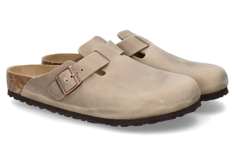 Herren Birkenstock Clogs BOSTON NORMAL- tabacco braun