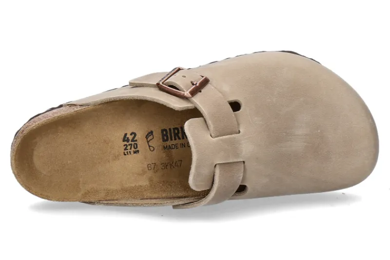 Herren Birkenstock Clogs BOSTON NORMAL- tabacco braun