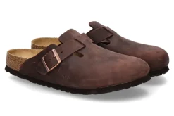 Herren Birkenstock Clogs BOSTON SCHMAL naturleder habana