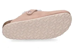 Damen Birkenstock Clogs gefüttert BOSTON SCHMAL SHEARLING LIGHT ROSE