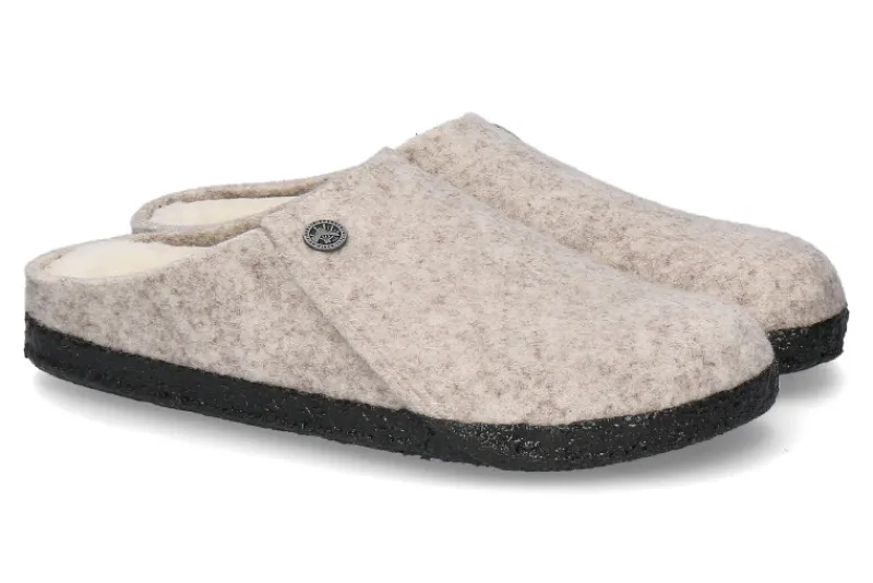Damen Birkenstock Clogs gefüttert ZERMATT SCHMAL EGGNOG