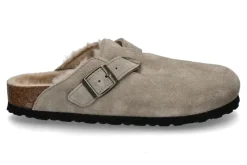 Damen Birkenstock Damen- Clogs SCHMAL BOSTON VL SHEARLING- taupe