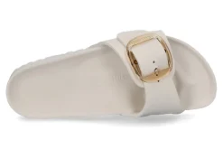 Damen Birkenstock Damen- Pantolette MADRID BIG BUCKLE EVA SCHMALE WEITE-eggshell/hellbeige