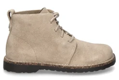 Damen Birkenstock Damen- Stiefelette UPPSALA MID VELOURSLEDER- taupe