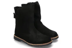 Damen Birkenstock Damen-Boots gefüttert UPPSALA SHEARLING SCHMAL- black