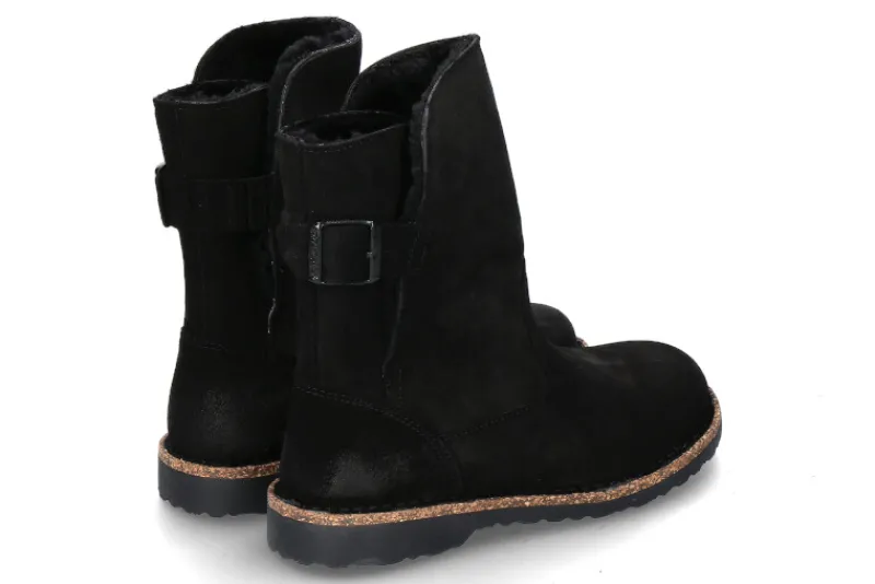 Damen Birkenstock Damen-Boots gefüttert UPPSALA SHEARLING SCHMAL- black