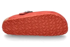 Damen Birkenstock Damen-Clogs BOSTON SCHMAL CORDUROY- sienna red