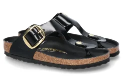 Damen Birkenstock Damen-Zehentrenner GIZEH BIG BUCKLE- high-shine black