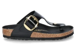 Damen Birkenstock Damen-Zehentrenner GIZEH BIG BUCKLE- high-shine black