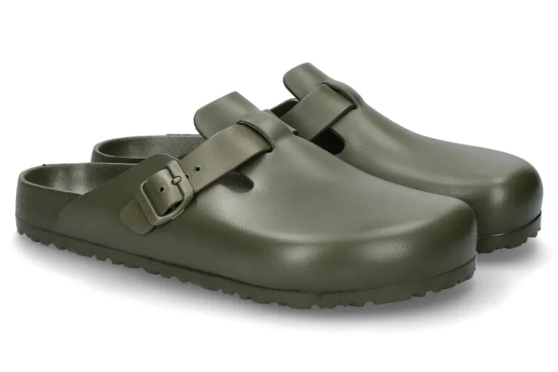 Herren Birkenstock Herren- Clogs BOSTON EVA NORMALE WEITE- khaki