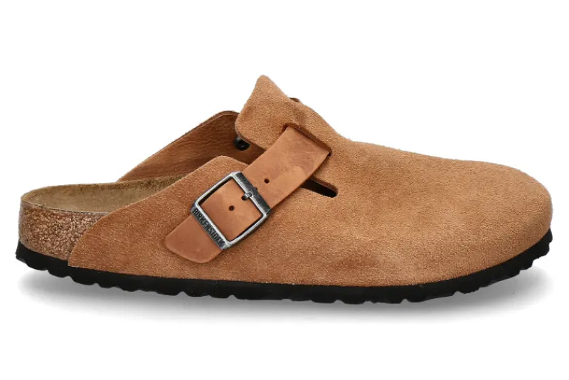 Herren Birkenstock Herren- Clogs BOSTON BS MISCHLEDER- cognac