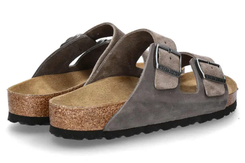 Herren Birkenstock Herren- Pantolette ARIZONA BS MISCHLEDER- concrete gray