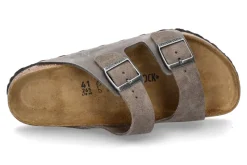 Herren Birkenstock Herren- Pantolette ARIZONA BS MISCHLEDER- concrete gray