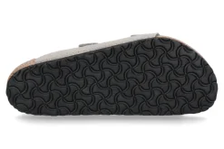 Damen Birkenstock Pantolette ARIZONA NORMAL EMBOSS DOTS- stone coin | 174200001.5