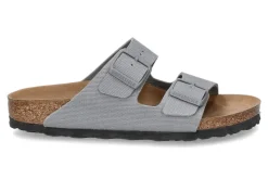 Damen Birkenstock Pantolette ARIZONA SCHMAL SUEDE- stone/ grau