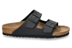 Damen Birkenstock Pantolette ARIZONA NORMAL BIRKO-FLOR SCHWARZ
