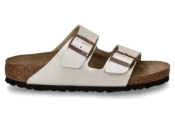 Damen Birkenstock Pantolette ARIZONA BS BIRKO-FLOR- graceful pearl white