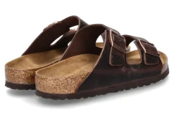 Herren Birkenstock Pantolette ARIZONA NORMAL FETTLEDER HABANA (43)
