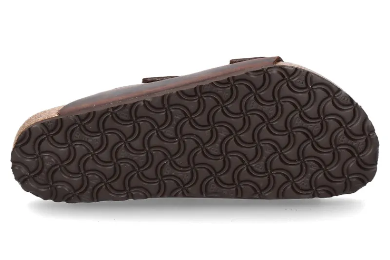 Herren Birkenstock Pantolette ARIZONA NORMAL FETTLEDER HABANA (43)