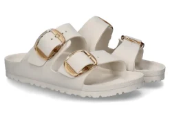 Damen Birkenstock Pantolette ARIZONA BIG BUCKLE EVA SCHMALE WEITE- eggshell