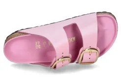 Damen Birkenstock Pantolette ARIZONA BIG BUCKLE NORMAL- high shine fondant pink