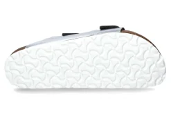 Damen Birkenstock Pantolette ARIZONA SILVER SCHMAL (35)