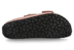 Damen Birkenstock Pantolette ARIZONA BIG BUCKLE NUBUKLEDER- old rose