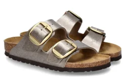 Damen Birkenstock Pantolette ARIZONA SCHMAL BIG BUCKLE- graceful taupe