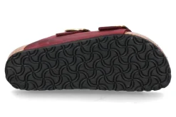 Damen Birkenstock Pantolette ARIZONA BIG BUCKLE NATURLEDER GEÖLT- zinfadel/weinrot