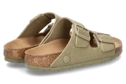 Damen Birkenstock Pantolette ARIZONA RIVET LOGO SCHMAL- vegan canvas faded khaki