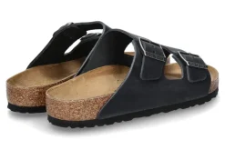 Herren Birkenstock Pantolette ARIZONA NORMAL Naturleder schwarz