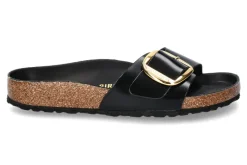 Damen Birkenstock Pantolette MADRID BIG BUCKLE NORMAL -highshine black