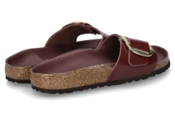 Damen Birkenstock Pantolette MADRID BIG BUCKLE SCHMAL NATURLEDER- chocolate