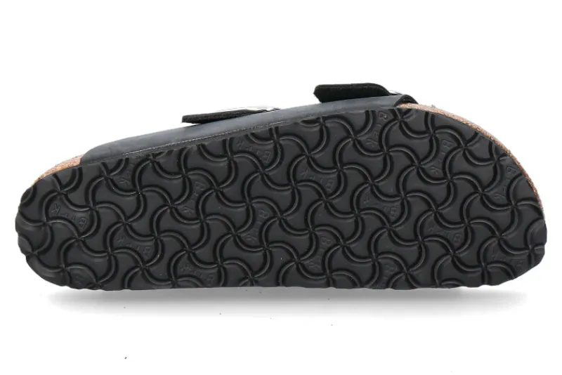 Damen Birkenstock Pantolette SCHMAL ARIZONA BIG BUCKLE BLACK (36)