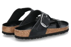 Damen Birkenstock Zehensteg GIZEH NORMAL BIG BUCKLE BLACK