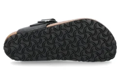 Damen Birkenstock Zehensteg GIZEH NORMAL BIG BUCKLE BLACK