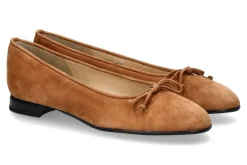 Damen Brunate Ballerina FLEX CAMOSCIO- cider braun