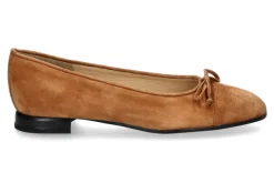 Damen Brunate Ballerina FLEX CAMOSCIO- cider braun