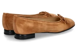 Damen Brunate Ballerina FLEX CAMOSCIO- cider braun