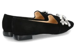 Damen Brunate Ballerina FLEX CAMOSCIO NERO