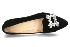 Damen Brunate Ballerina FLEX CAMOSCIO NERO