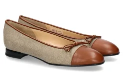 Damen Brunate Ballerina FLEX NAPPA CANVAS- brandy/kasbah