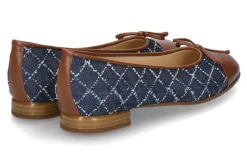 Damen Brunate Ballerina FLEX NAPPA BRANDY GUGLIA DENIM