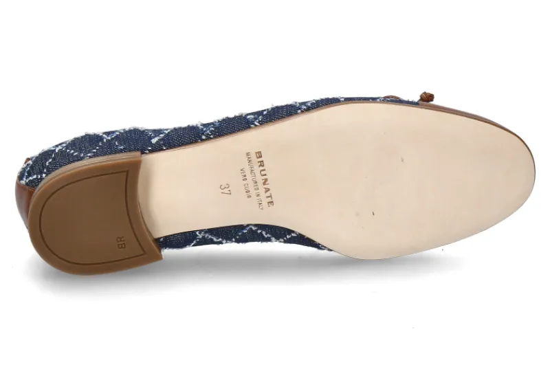 Damen Brunate Ballerina FLEX NAPPA BRANDY GUGLIA DENIM