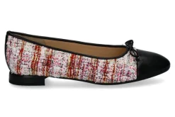 Damen Brunate Ballerina FLEX PERU MULTI PUNTA NERO