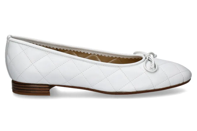Damen Brunate Ballerina FLEX QUILTED NAPPA BIANCO