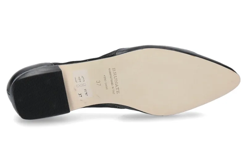 Damen Brunate Ballerina NAPPA TIFF NERO