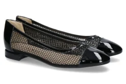 Damen Brunate Ballerina SOFTLACK NERO RICCIONE NERO (37 )